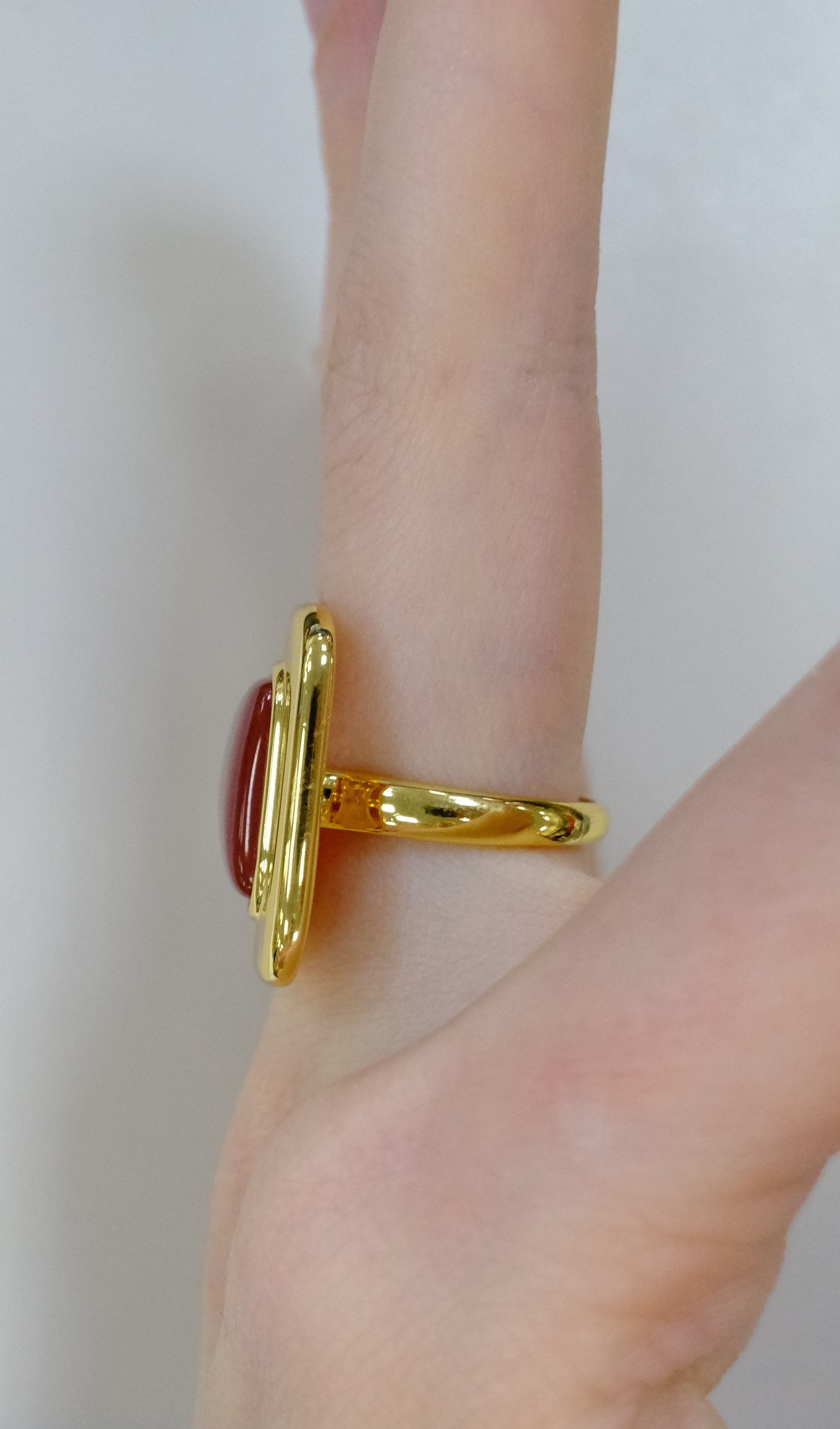 Серебряное кольцо с агатом